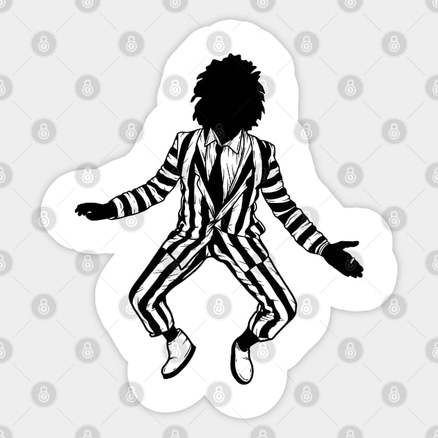 Beetlejuice Sticker by P7 illustrations 